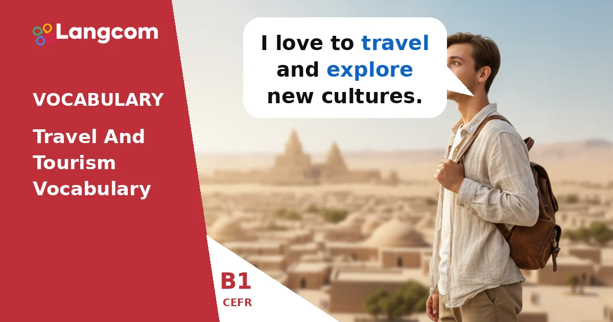 B1 English: Understanding Travel, Journey, and Trip — B1 English vocabulary lesson by Langcom