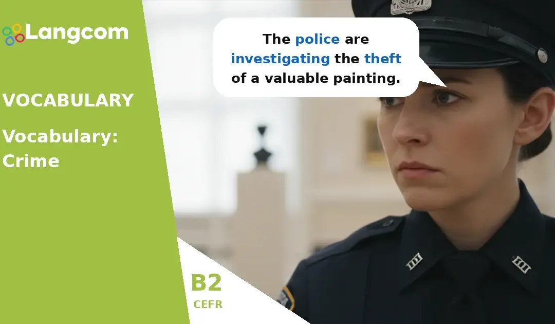 Mastering B2 Crime Vocabulary: Theft, Robbery, Burglary, and More