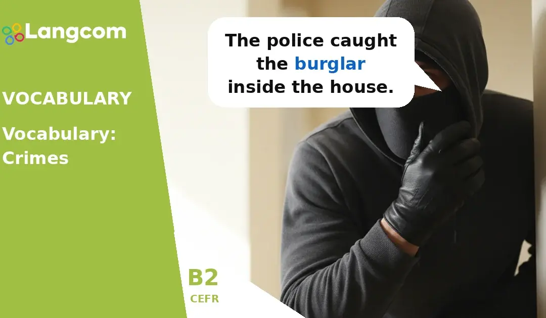 B2 English: Essential Vocabulary for Crimes and Criminals