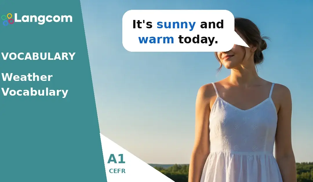 Learn Basic Weather Vocabulary in English (A1)