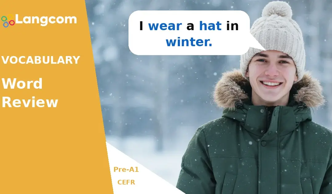 Pre-A1 English Clothing Vocabulary: Learn Common Clothes Words