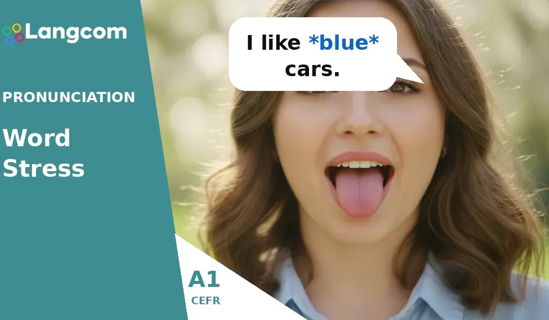 Understanding Main Stress in English Sentences (A1)