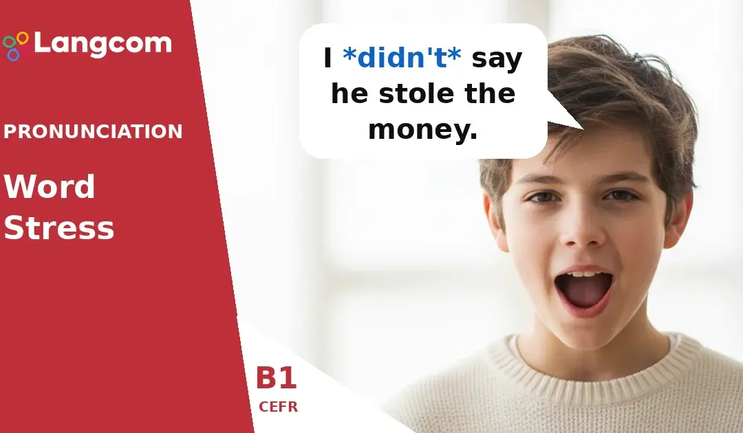 Understanding Main Stress in English Sentences (B1)